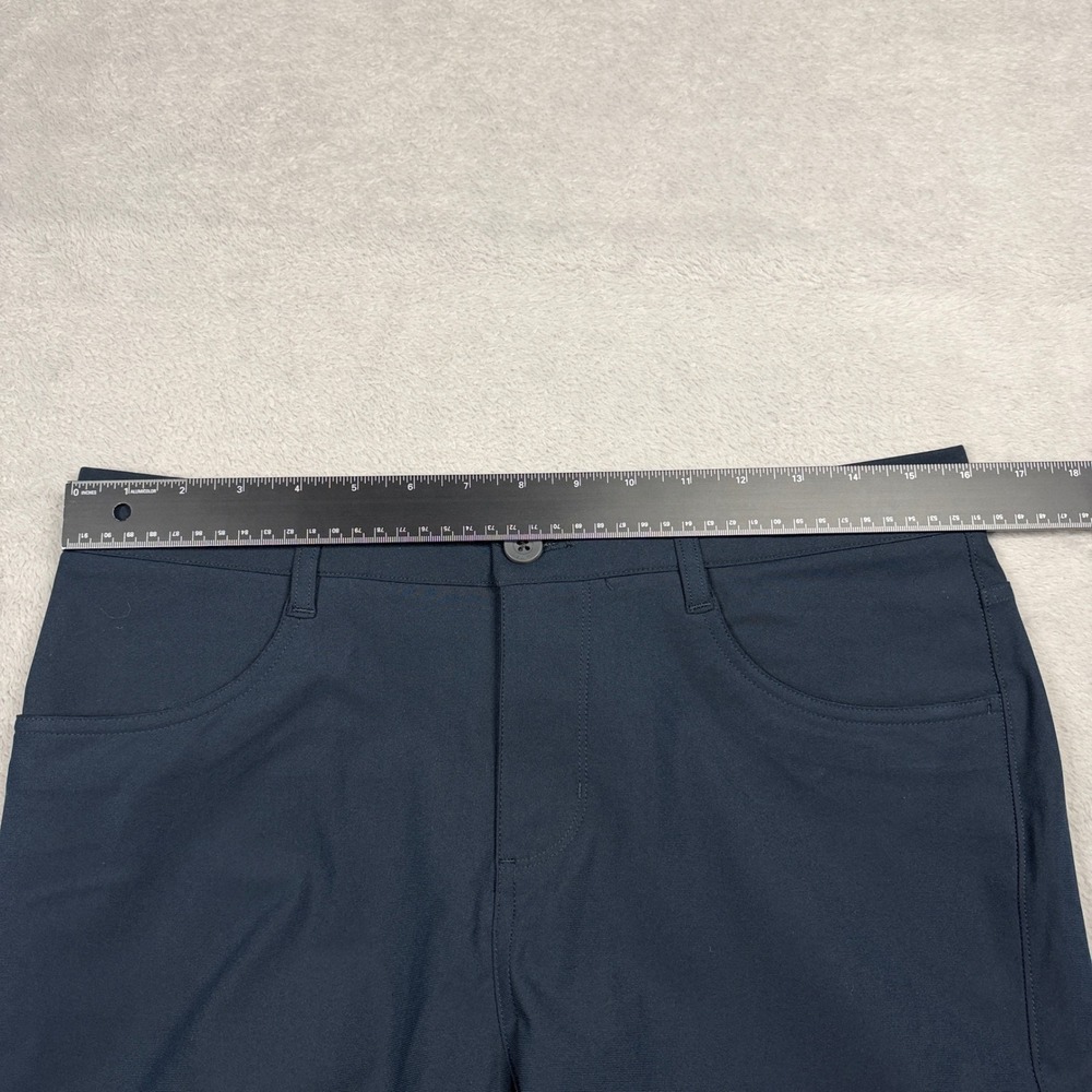 Vuori Meta Pants Mens 30 Navy Blue Technical Performance 5-Pocket Trousers V430 - Picture 7 of 11